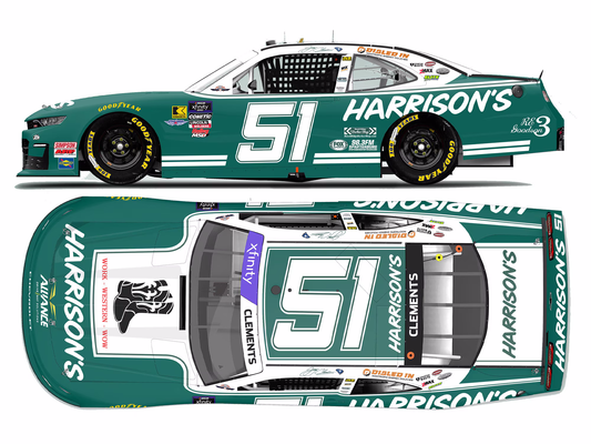 (Pre-Order) ARC - 2025 Chevrolet #51 Jeremy Clements *Harrison’s*