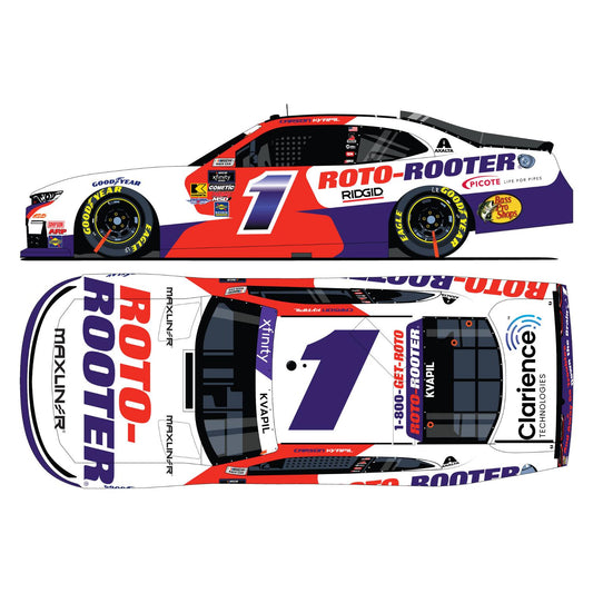 (Pre-Order) ARC - 2025 Chevrolet #1 Carson Kvapil *Roto-Rooter*