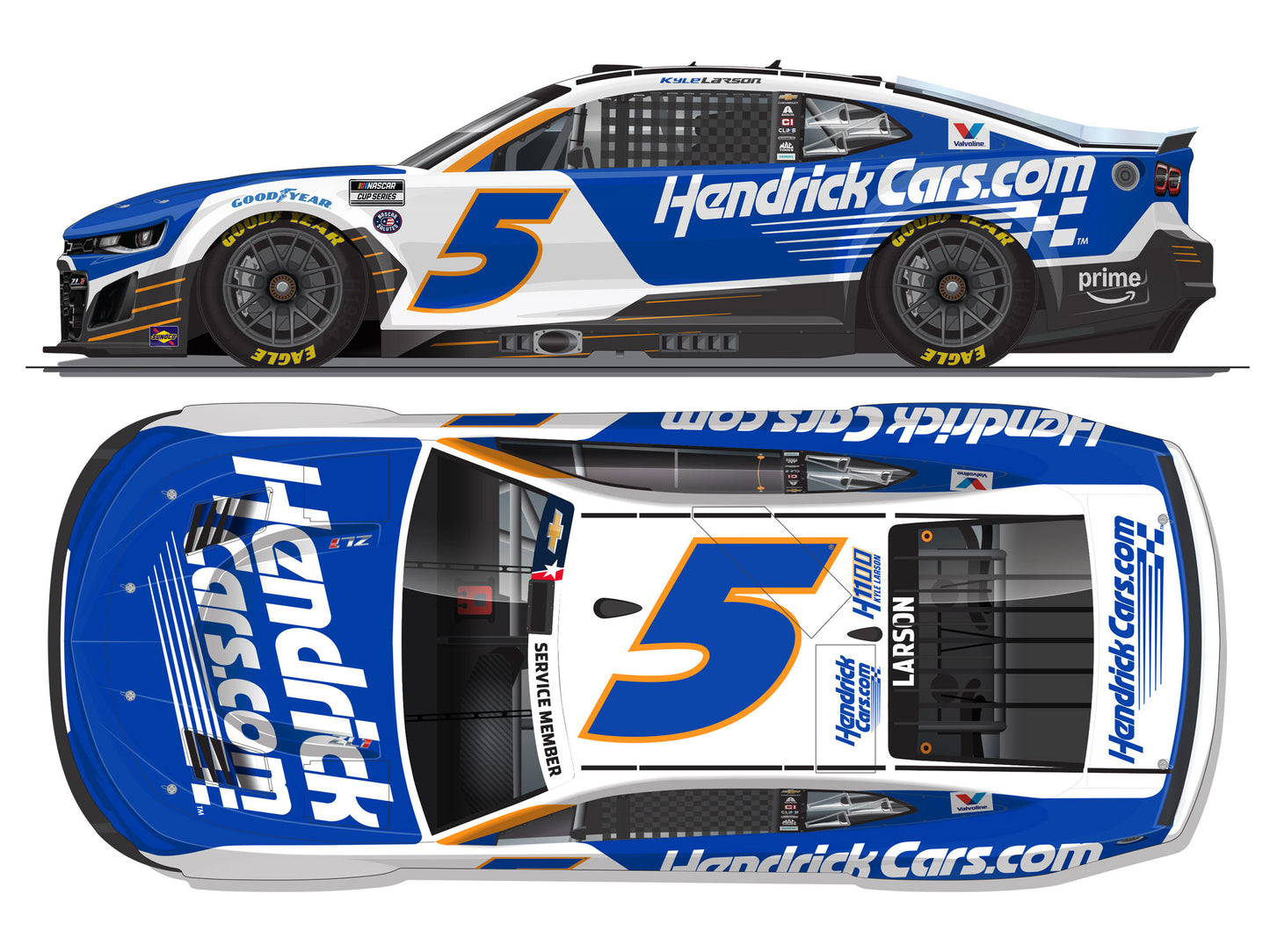(Pre-Order) ARC - 2025 Chevrolet #5 Kyle Larson *HendrickCars.com*