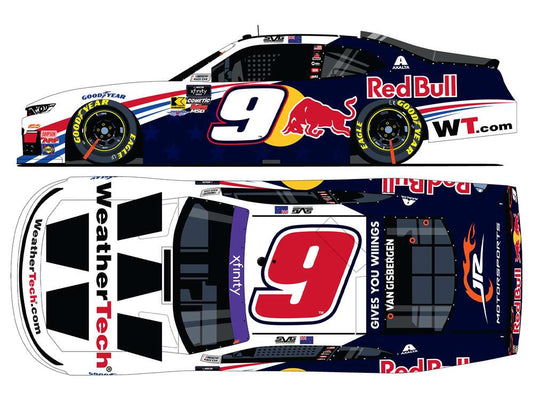 1:64 ARC die-cast of Shane van Gisbergen’s 2025 #9 Chevrolet with WeatherTech and Red Bull livery.