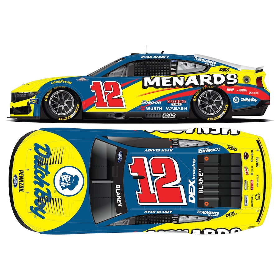 (Pre-Order) ARC - 2025 Ford Mustang #12 Ryan Blaney *Menards Dutch Boy*