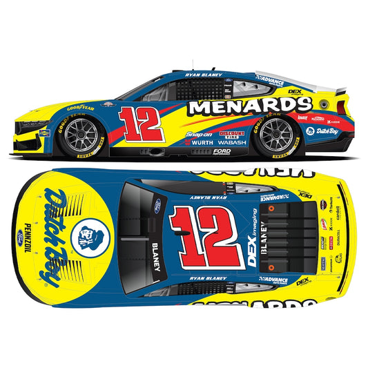 (Pre-Order) ARC - 2025 Ford Mustang #12 Ryan Blaney *Menards Dutch Boy*