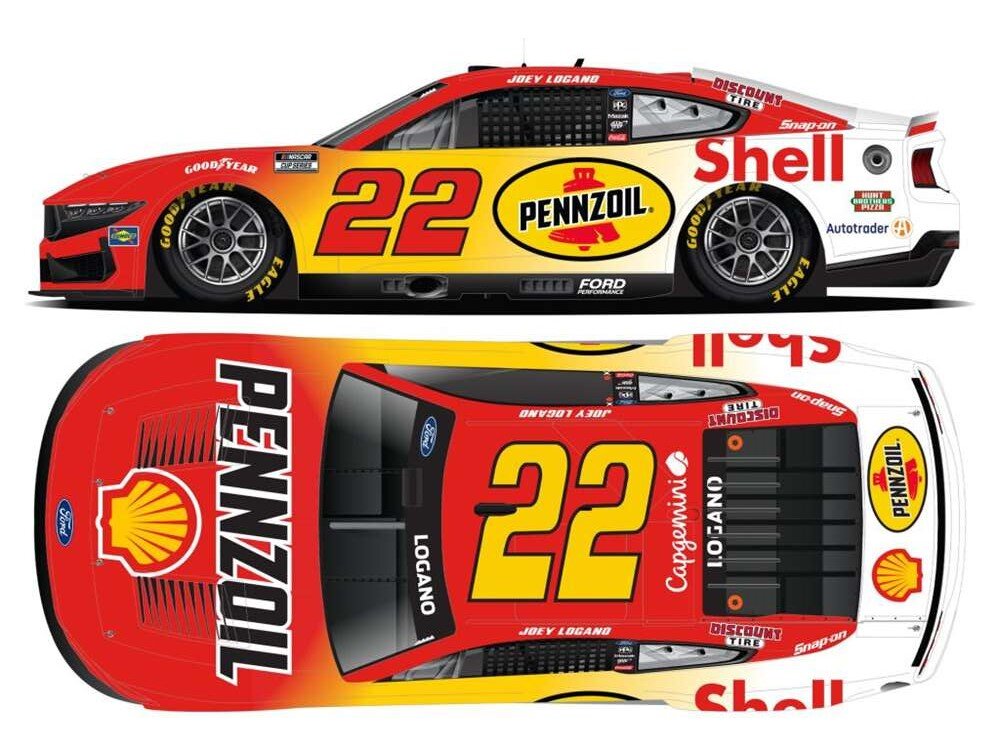 ARC - 2025 Ford Mustang #22 Joey Logano Shell Pennzoil Special