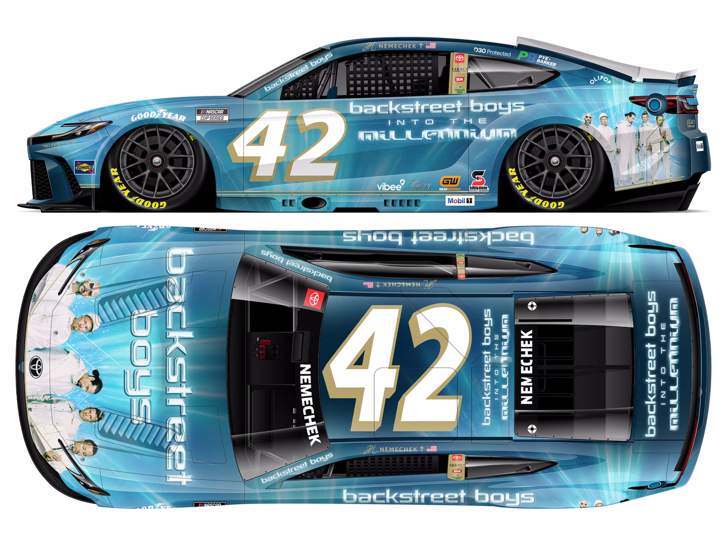 (Pre-Order) ARC - 2025 Toyota Camry XSE #42 John Hunter Nemechek *Backstreet Boys*