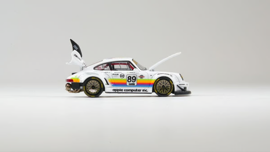 Almost Real ARbox 1:64 RWB 930 Apple with opening front hood and rear engine cover.