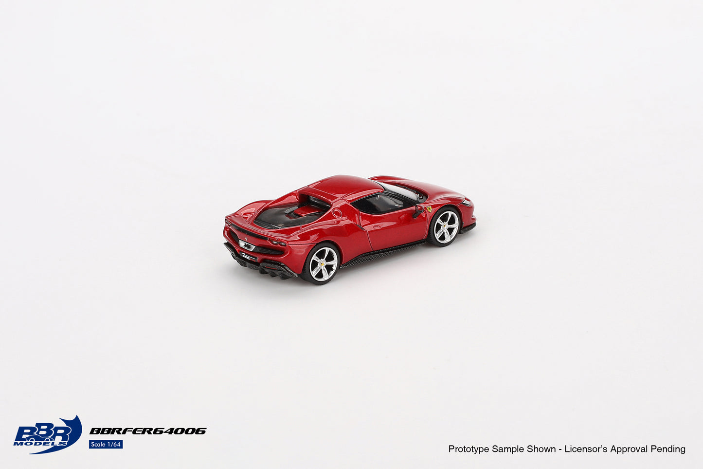 BBR Models - Ferrari 296 GTB F1-75 Rosso Imola 2024