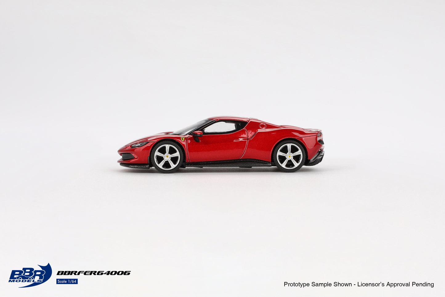 BBR Models - Ferrari 296 GTB F1-75 Rosso Imola 2024