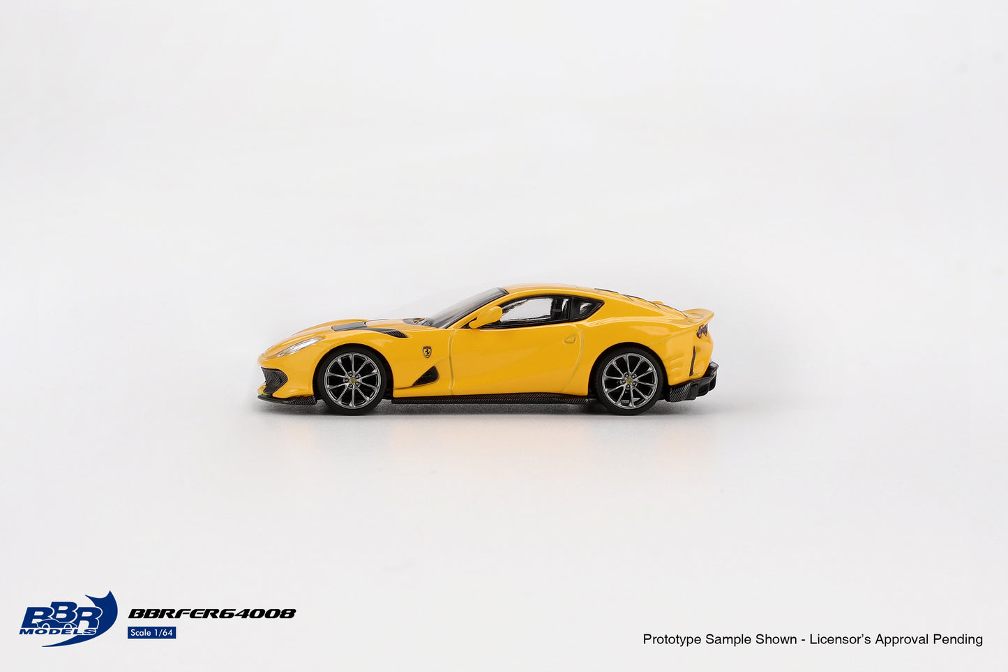 BBR Models - Ferrari 812 Competitizone Giallo Modena 2021