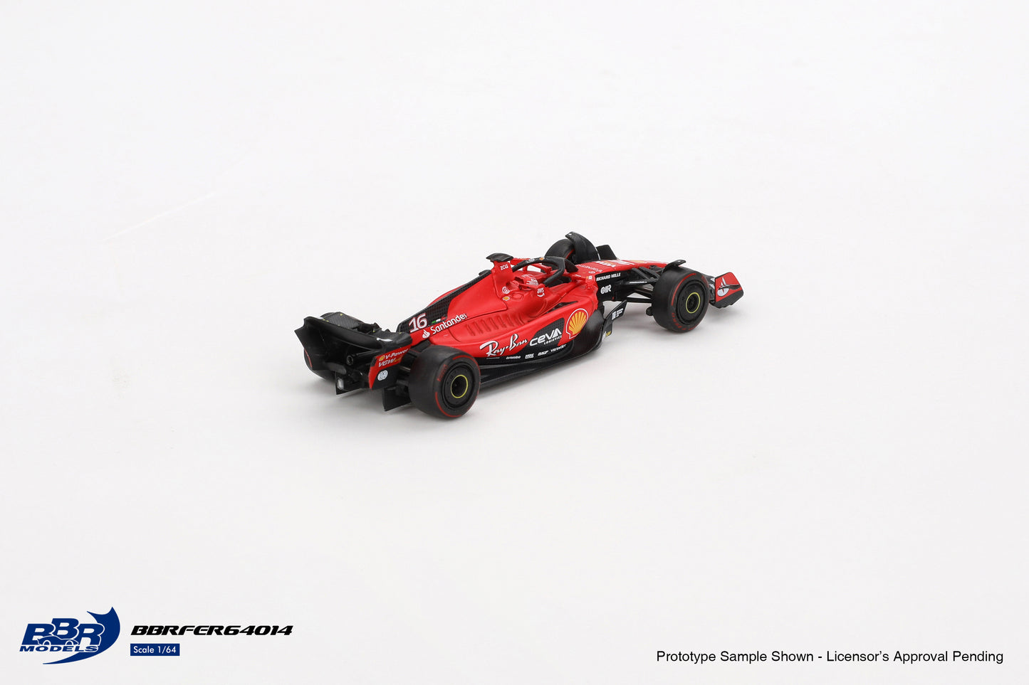 BBR Models - Ferrari SF23 #16 C. Leclerc Bahrain GP 2023