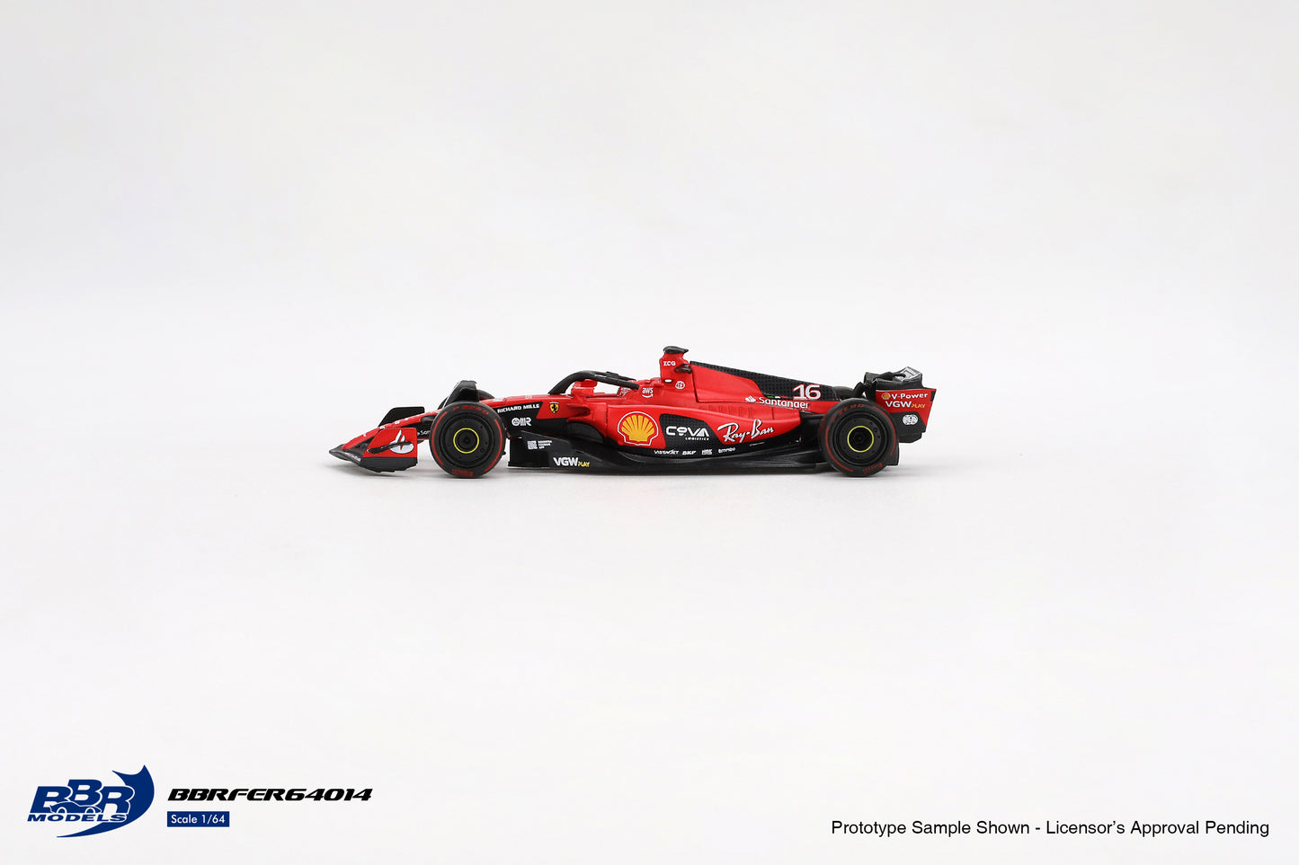 BBR Models - Ferrari SF23 #16 C. Leclerc Bahrain GP 2023