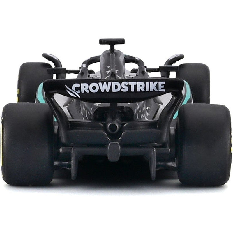 Bburago 1:64 Mercedes-AMG Petronas F1 W16 #63 George Russell model in blister packaging.