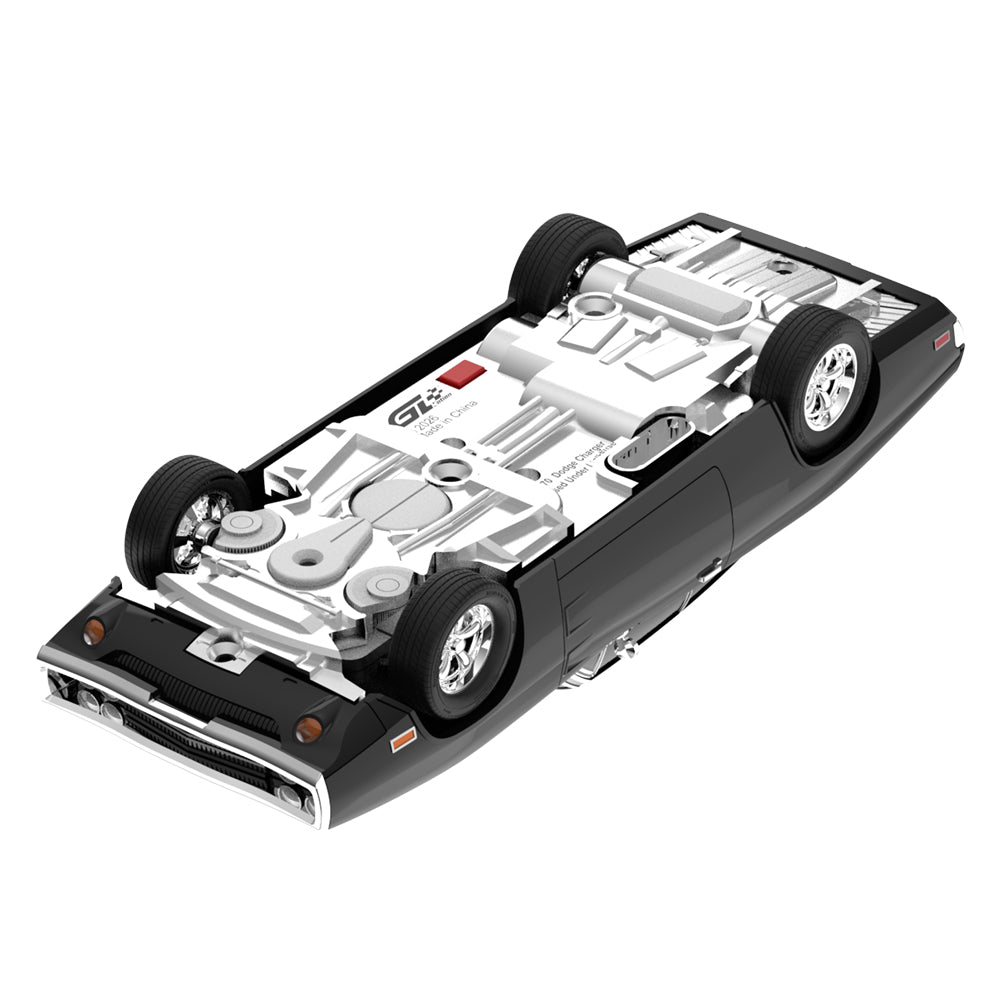 GreenLight GL Motion 1:64 RC 1970 Dodge Charger Dom from The Fast and the Furious with black body and supercharger