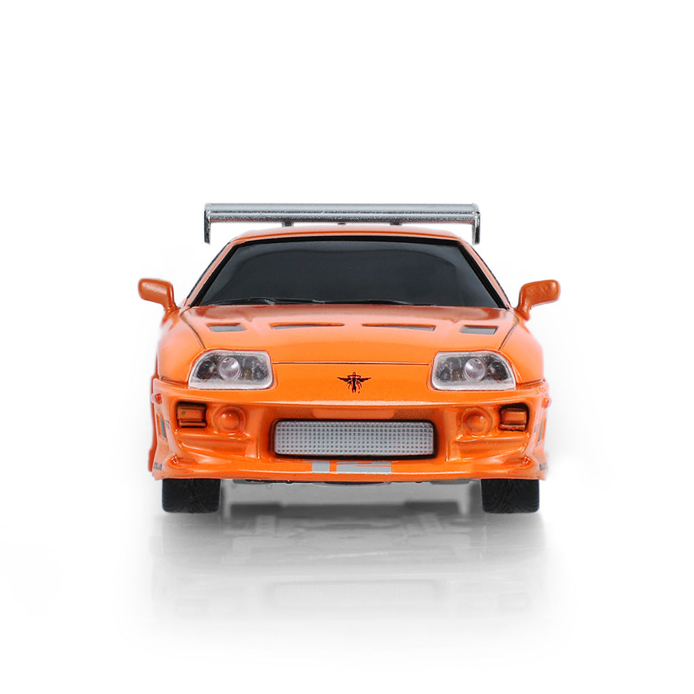 GreenLight GL Motion 1:64 RC 1994 Toyota Supra MK4 Brian from The Fast and the Furious in orange movie-inspired livery