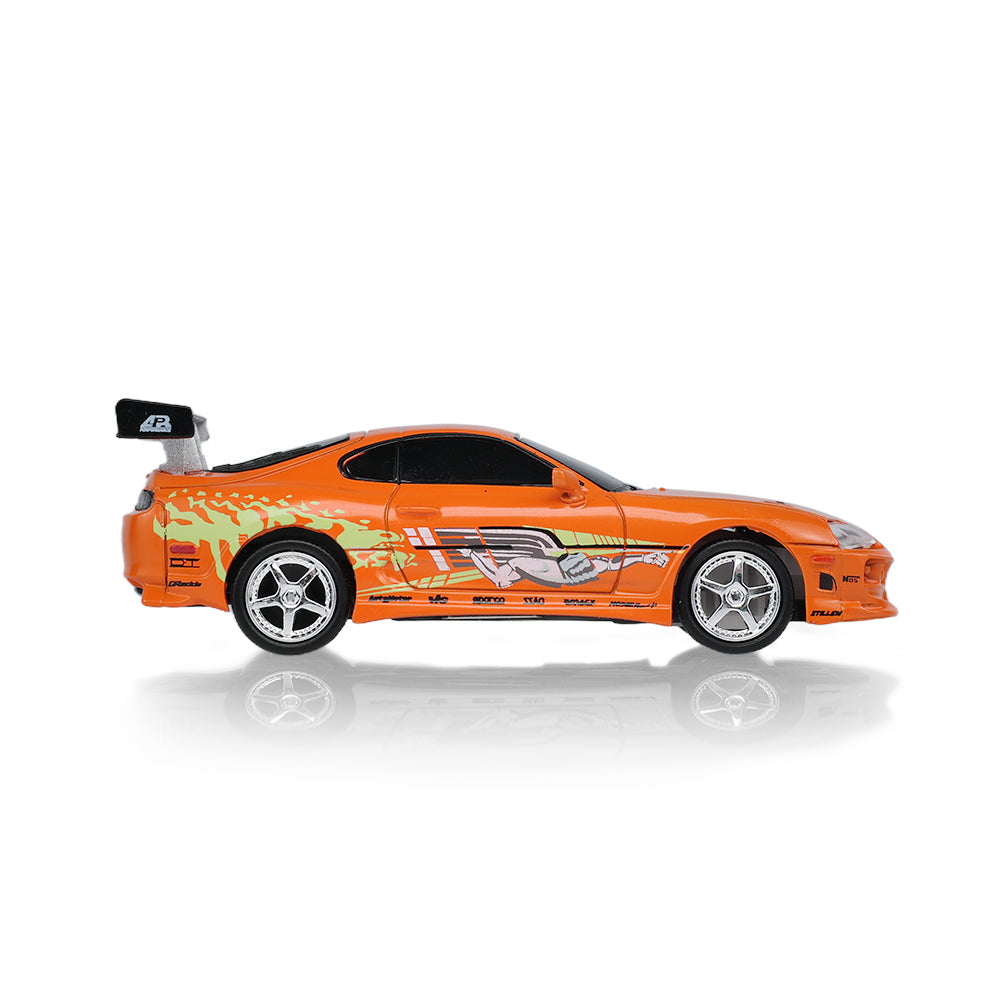 GreenLight GL Motion 1:64 RC 1994 Toyota Supra MK4 Brian from The Fast and the Furious in orange movie-inspired livery