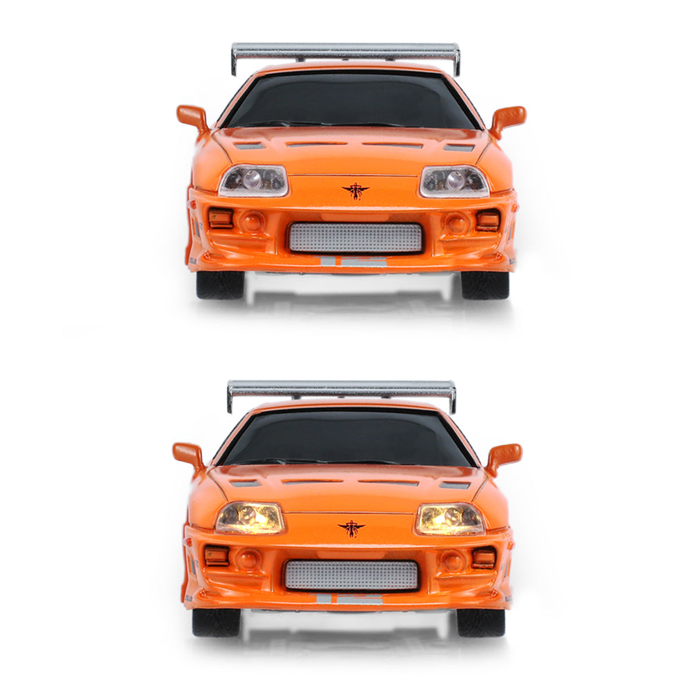 GreenLight GL Motion 1:64 RC 1994 Toyota Supra MK4 Brian from The Fast and the Furious in orange movie-inspired livery