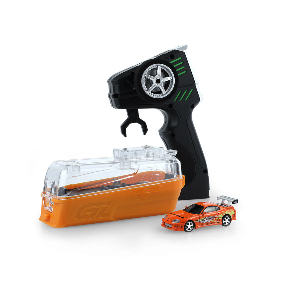 GreenLight GL Motion 1:64 RC 1994 Toyota Supra MK4 Brian from The Fast and the Furious in orange movie-inspired livery