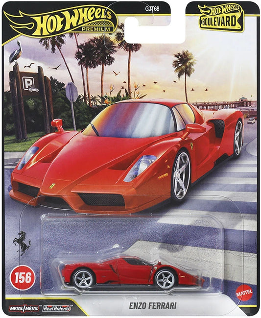 No.156 Enzo Ferrari in red.