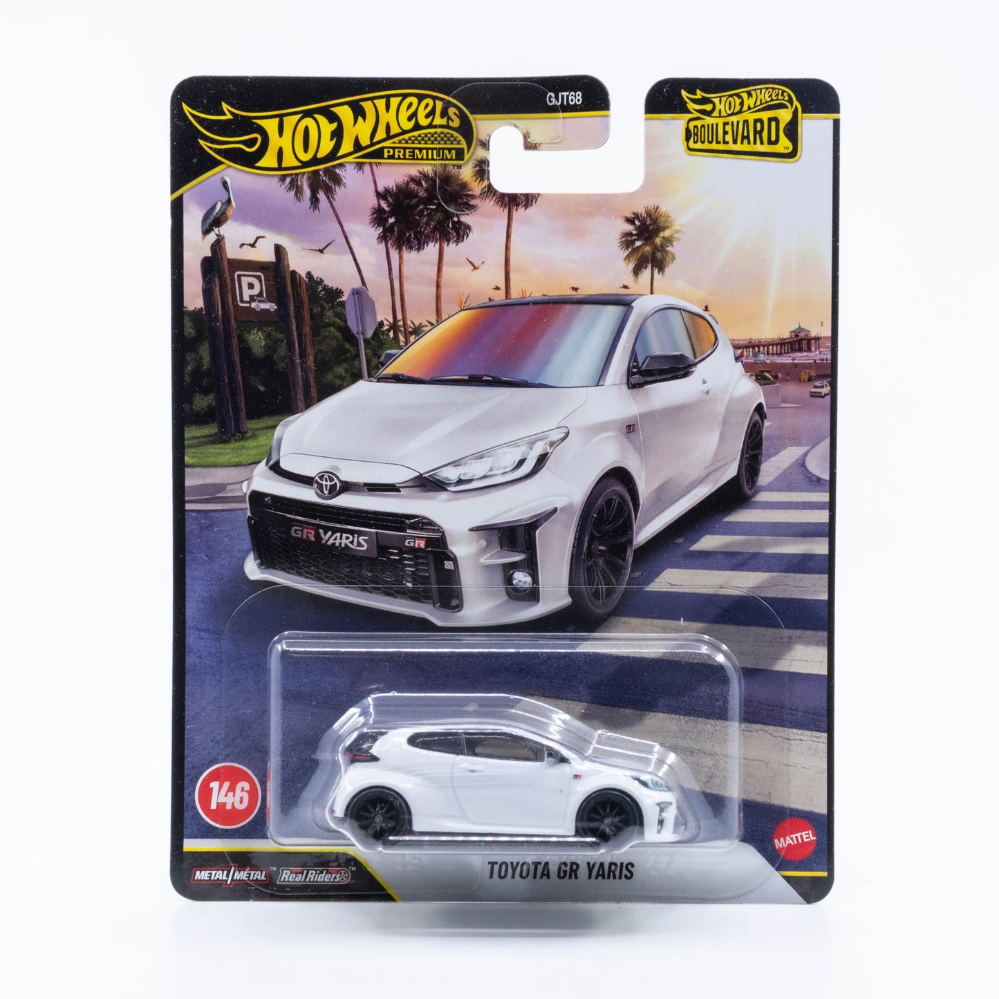 Hot Wheels Boulevard Toyota GR Yaris white No.146 new model 1:64 diecast