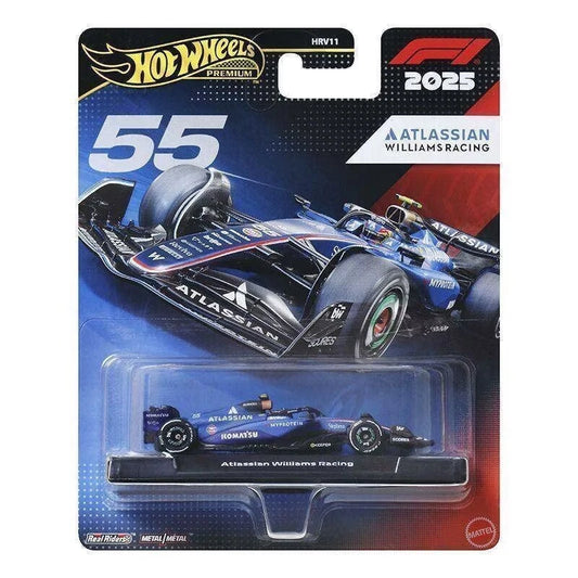Hot Wheels 1:64 Williams Racing F1 #55 Carlos Sainz 2025 season diecast model