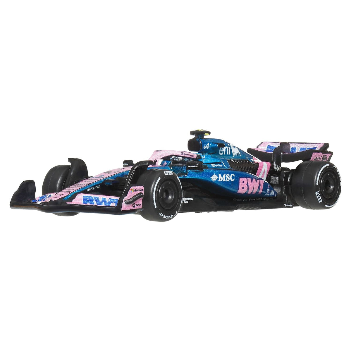 Hot Wheels Premium 1:64 BWT Alpine A525 #43 Franco Colapinto 2025 Formula 1 diecast car.