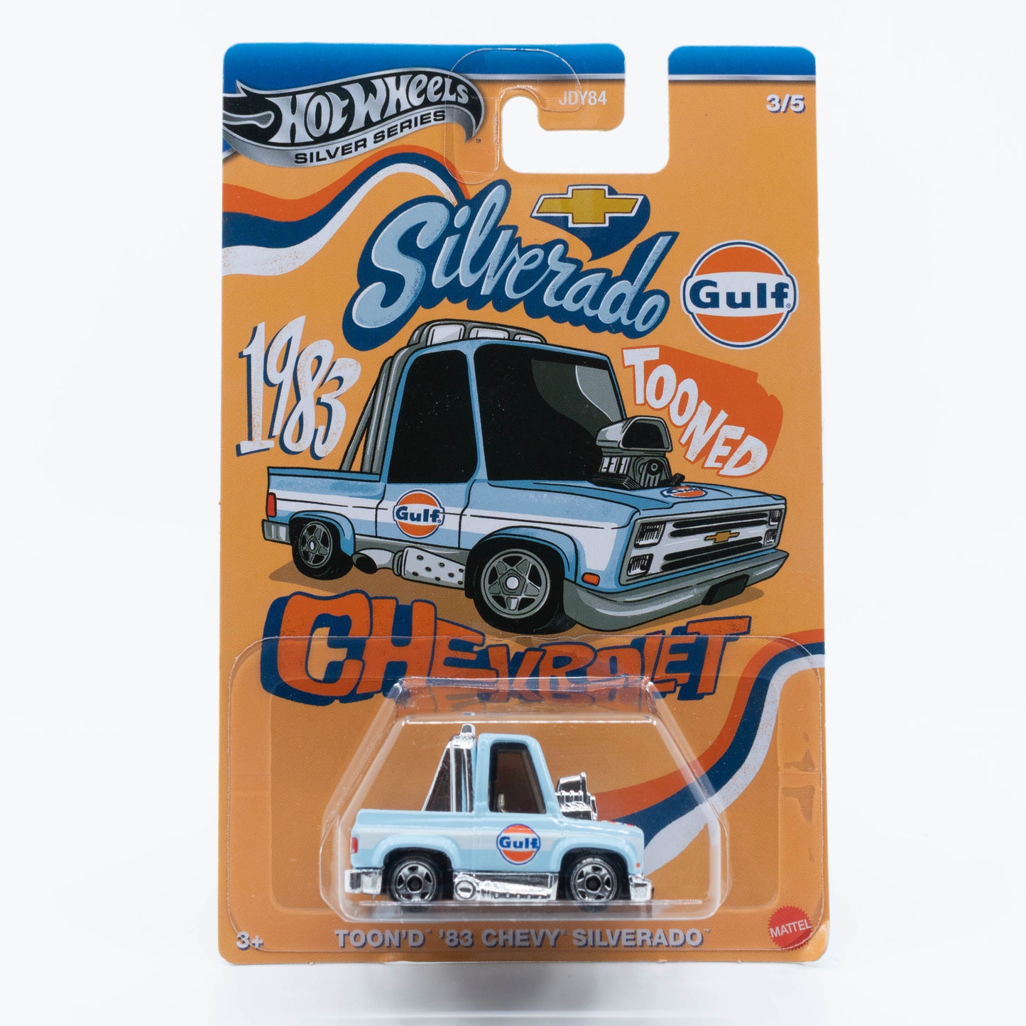 Hot Wheels Noppo Gulf Racing - Toon'd '83 Chevy Silverado