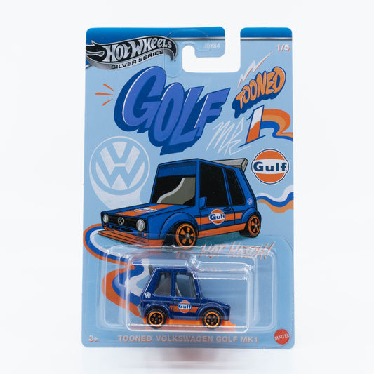 Hot Wheels Noppo Gulf Racing - Tooned Volkswagen Golf MK1