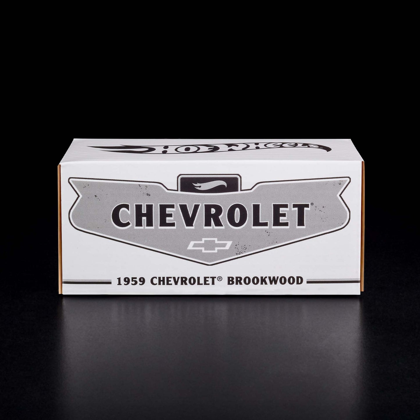 Hot Wheels RLC 1959 Chevrolet Brookwood premium Spectraflame diecast car. Package