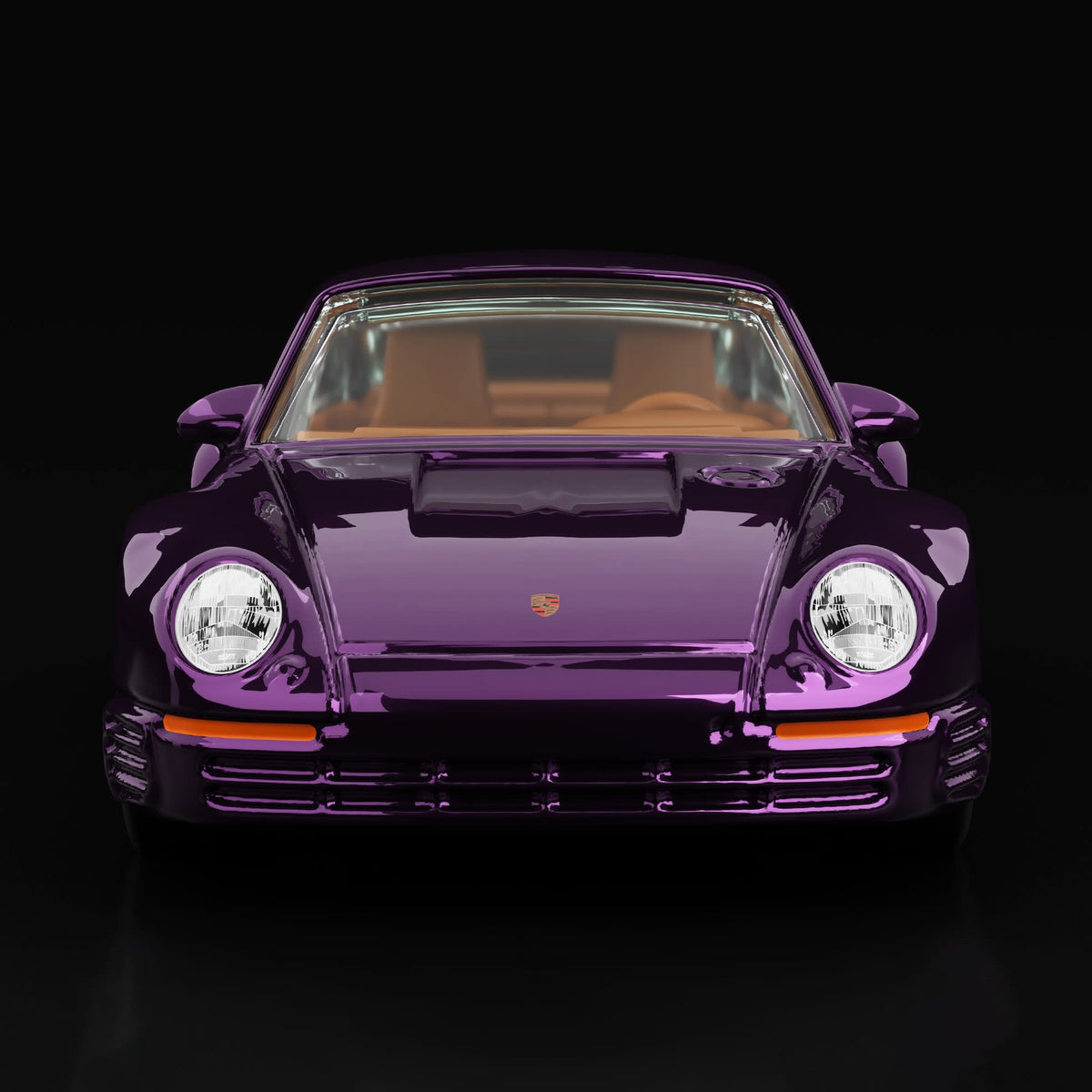 Hot Wheels RLC sELECTIONs Porsche 959 in Spectraflame purple with tan interior, Real Riders BB wheels and opening rear hood