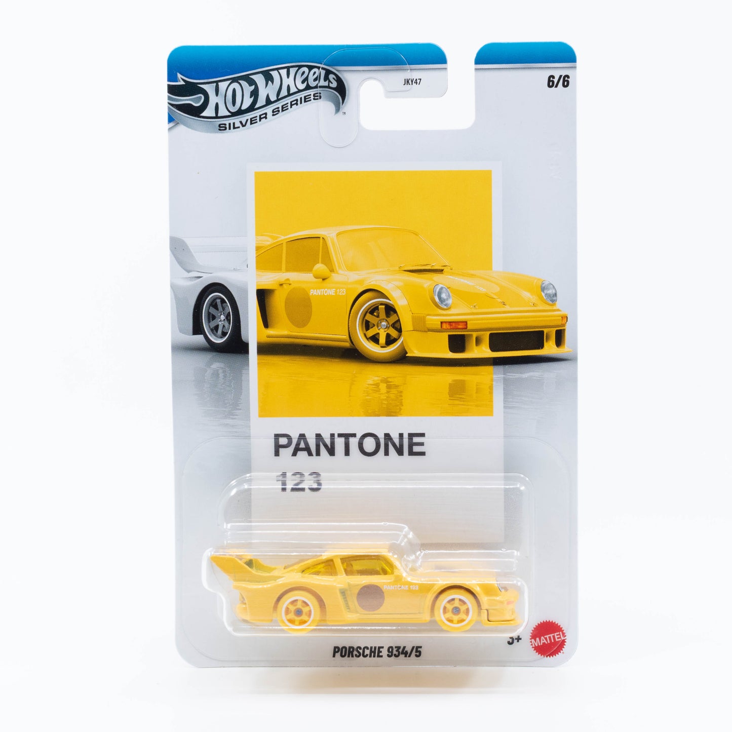 Hot Wheels 1:64 Porsche 934/5 Pantone 123 yellow metal metal Silver Line diecast model car