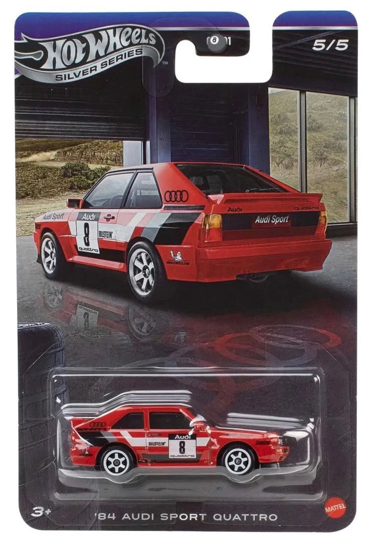 Hot Wheels 1:64 1984 Audi Sport Quattro diecast model