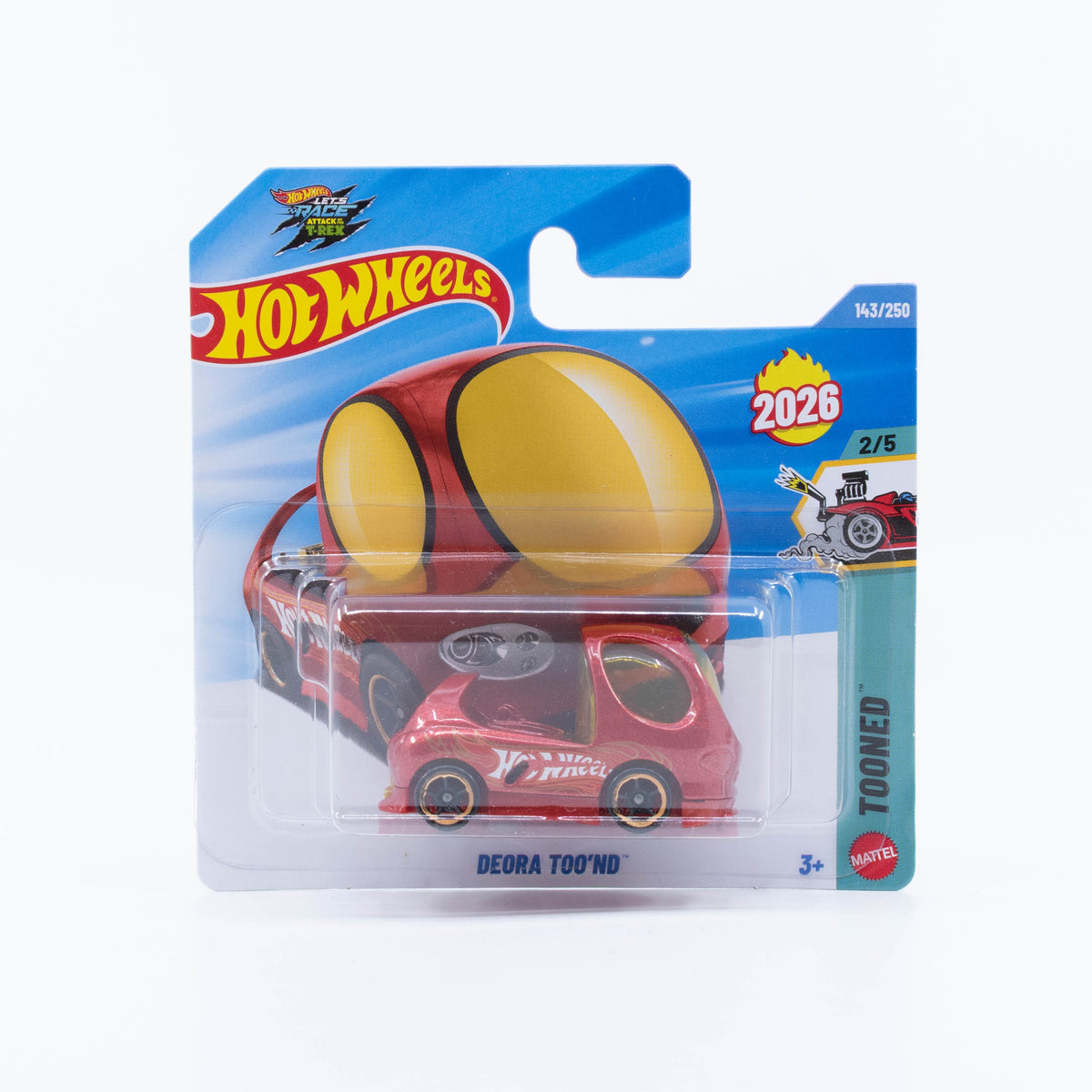 Hot Wheels Deora Too'nd new casting in burnt orange.