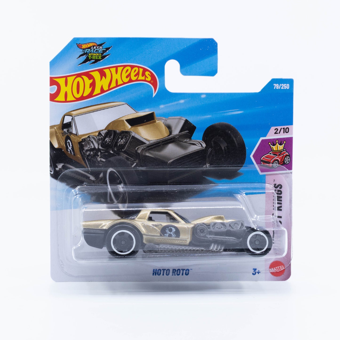 Hot Wheels Hoto Roto futuristic Japanese-style hot rod inspired by the Mazda Cosmo Sport with a four-rotor twin-turbo engine.