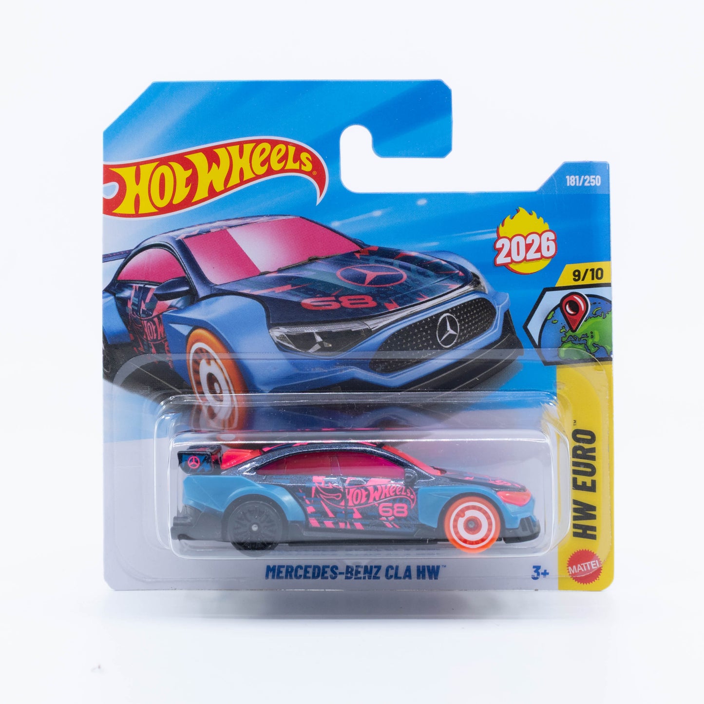 Hot Wheels Mercedes-Benz CLA HW concept vehicle from the 2026 Basic Line.