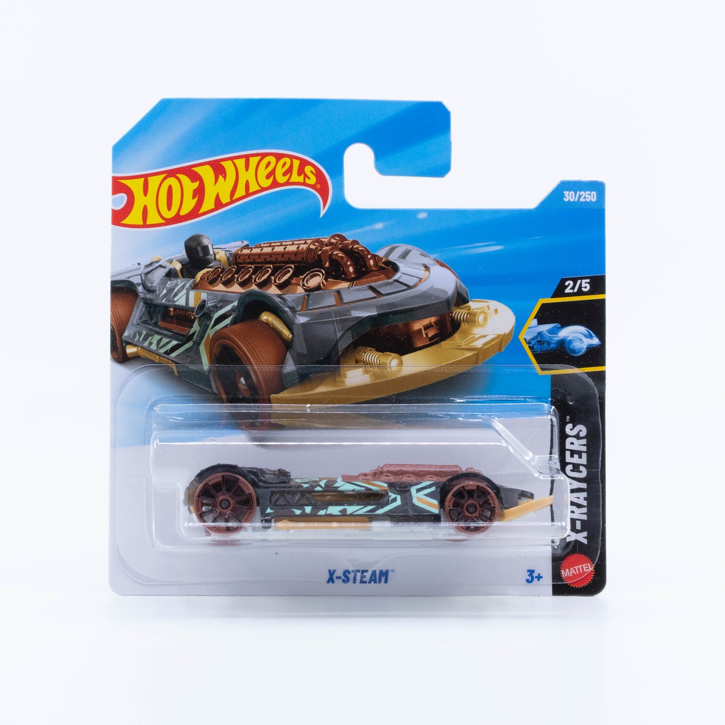 Hot Wheels X-Steam from the X-Raycers collection in its second 2026 color variation.