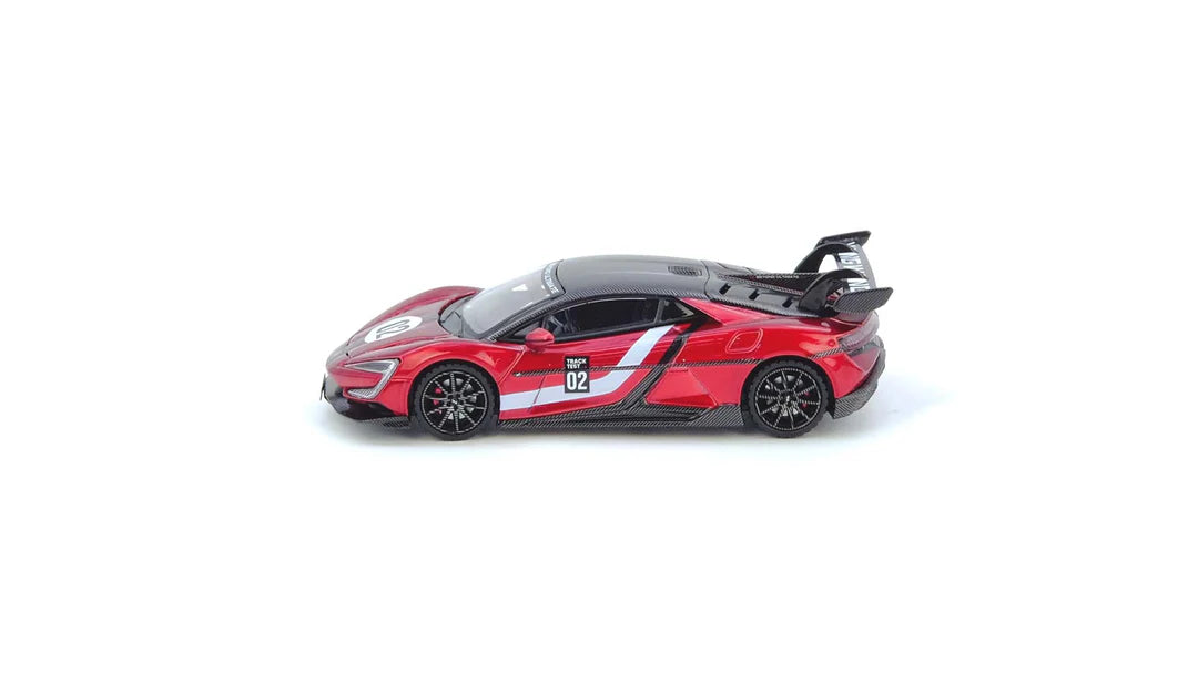 INNO64 1:64 Yangwang U9 2025 Nürburgring test car electric supercar diecast model. Side