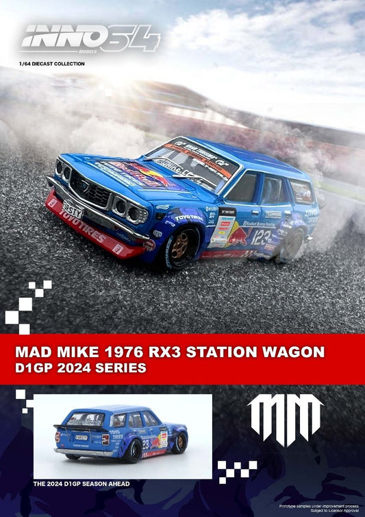 INNO64 - Mad Mike 1976 RX3 Station Wagon D1GP 2024 Series