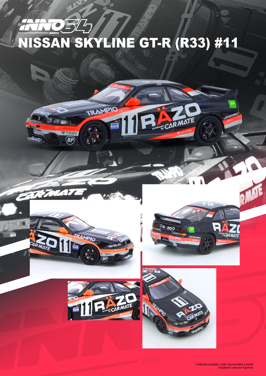 INNO64 - Nissan Skyline GT-R R33 #11 N1 Super Endurance Series - Sendan Highland 1995 Winner