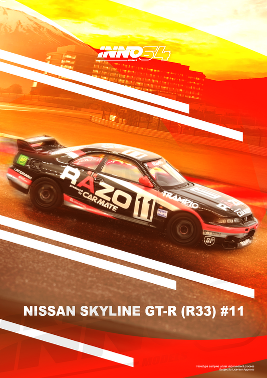 INNO64 - Nissan Skyline GT-R R33 #11 N1 Super Endurance Series - Sendan Highland 1995 Winner