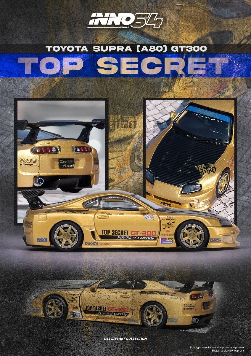 INNO64 - Toyota Supra (A80) GT300 Top Secret
