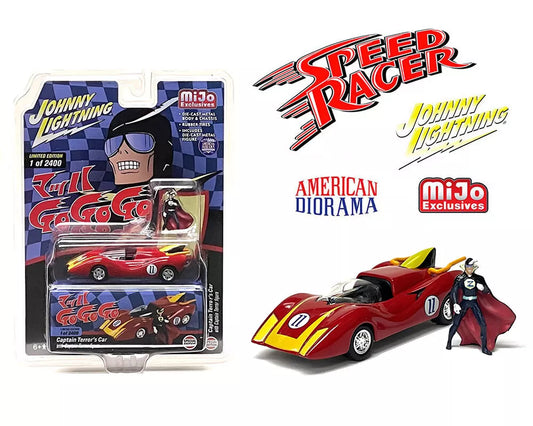 Johnny Lightning - Captain Terror' Car with Captain Terror figure