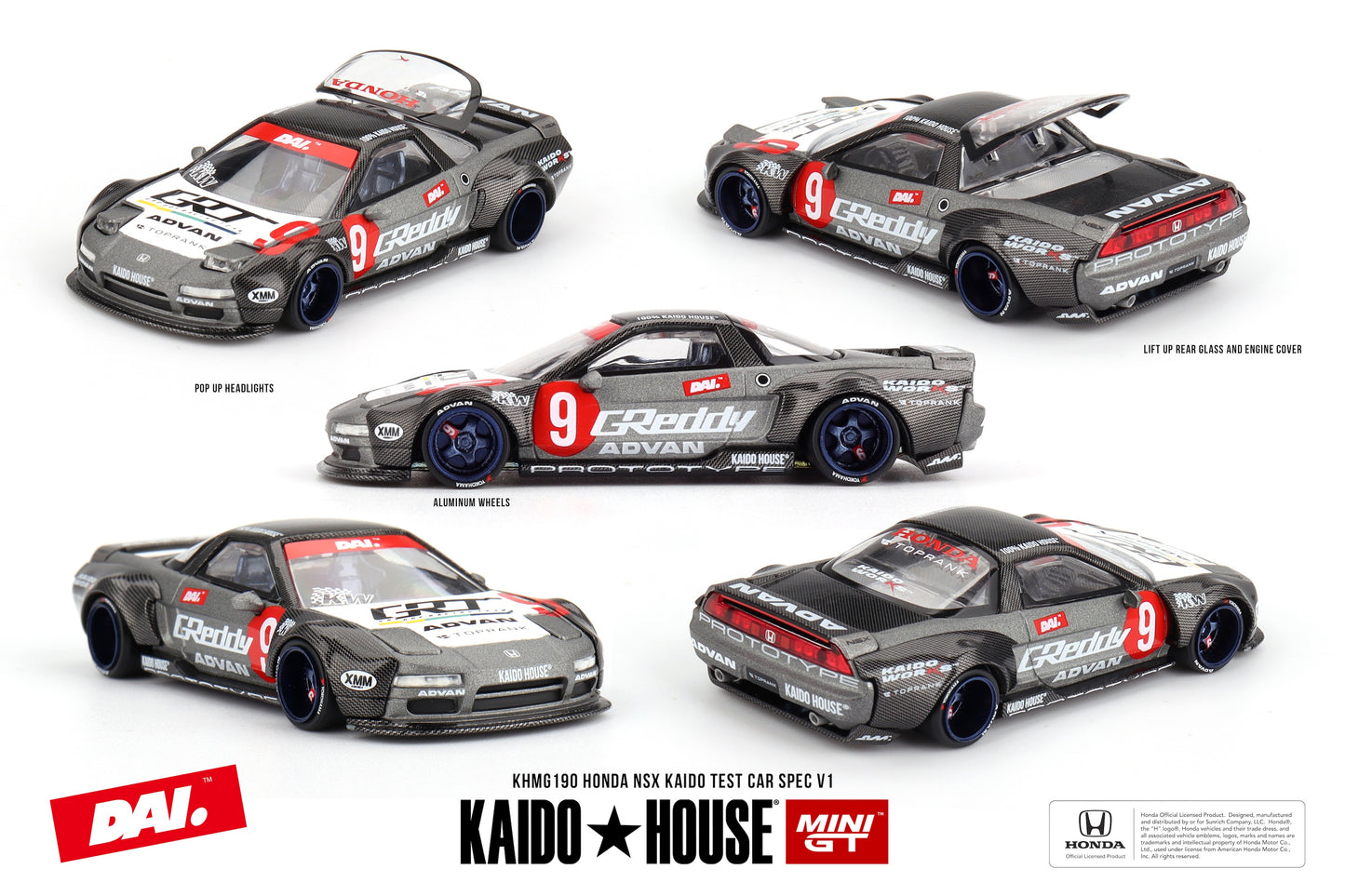 (Pre-Order) Kaido*House - Honda NSX Kaido Test Car Spec V1