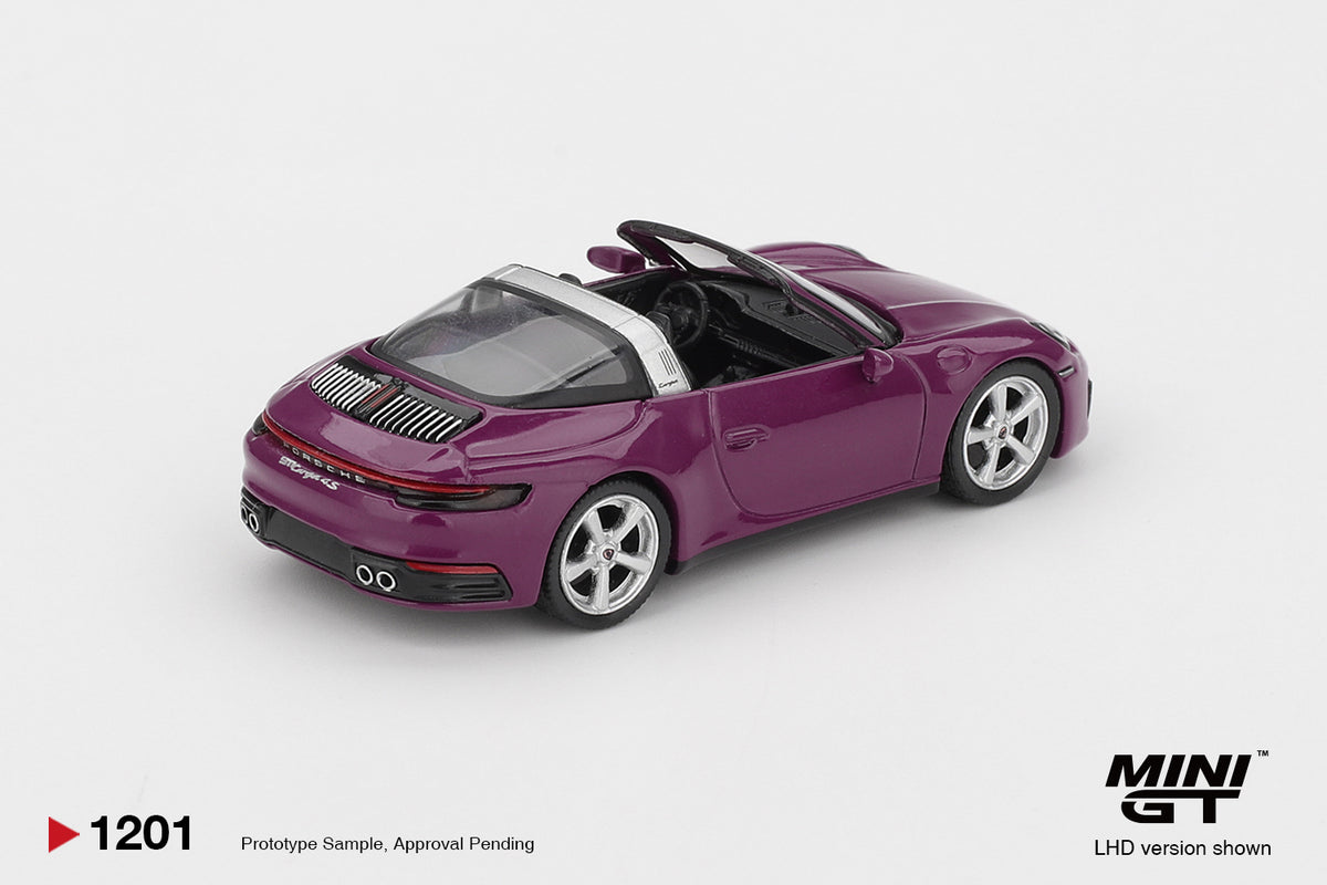 Mini GT 1:64 Porsche 911 992 Rubystone Red 4 car set Carrera S Targa 4S GT3 GT3 RS Weissach package