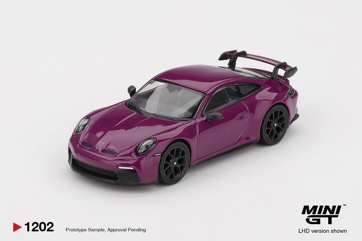 Mini GT 1:64 Porsche 911 992 Rubystone Red 4 car set Carrera S Targa 4S GT3 GT3 RS Weissach package
