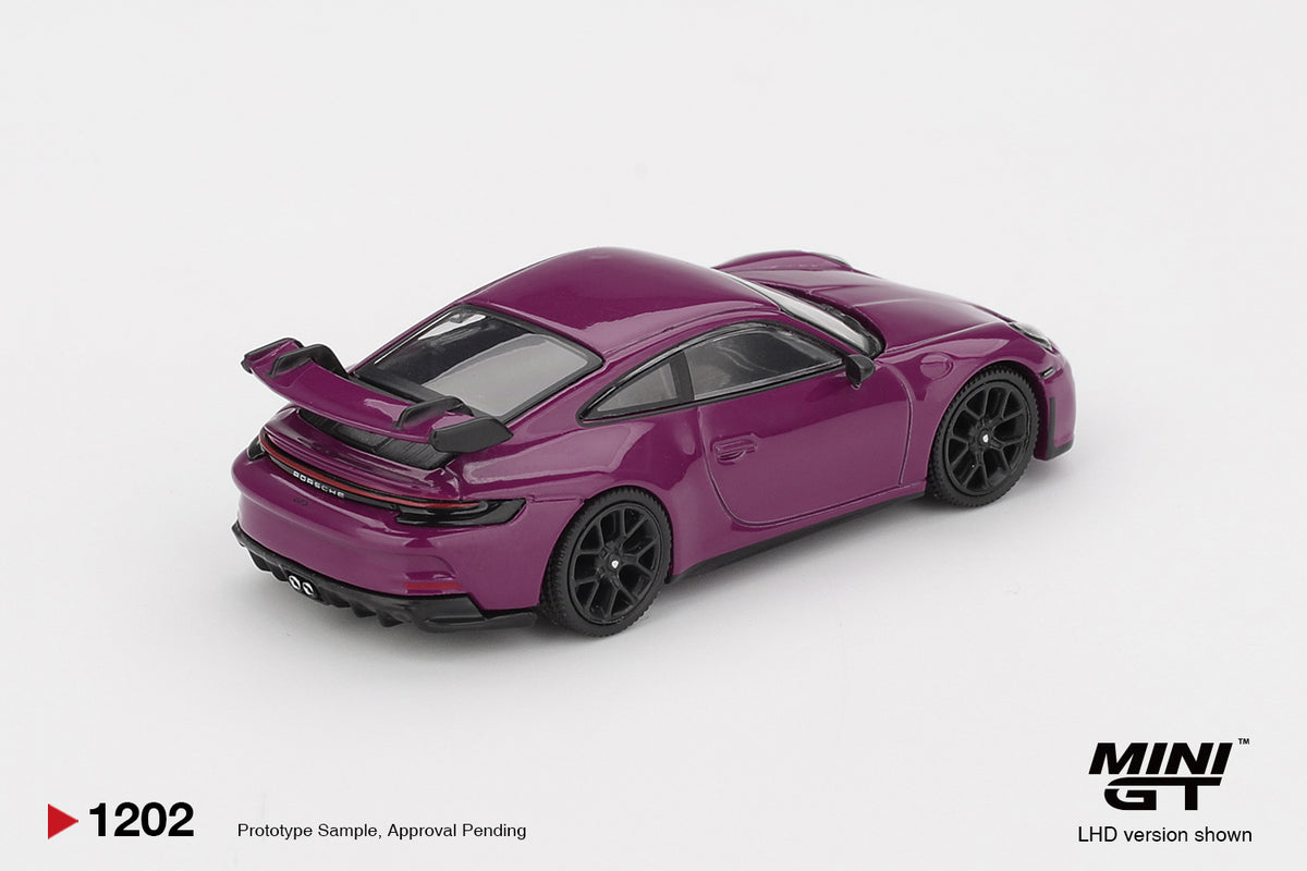 Mini GT 1:64 Porsche 911 992 Rubystone Red 4 car set Carrera S Targa 4S GT3 GT3 RS Weissach package