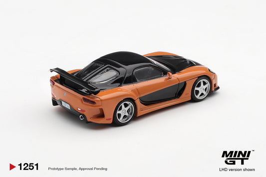 Mini GT Mazda RX-7 FD VeilSide Fortune Han Tokyo Drift 1:64. Back