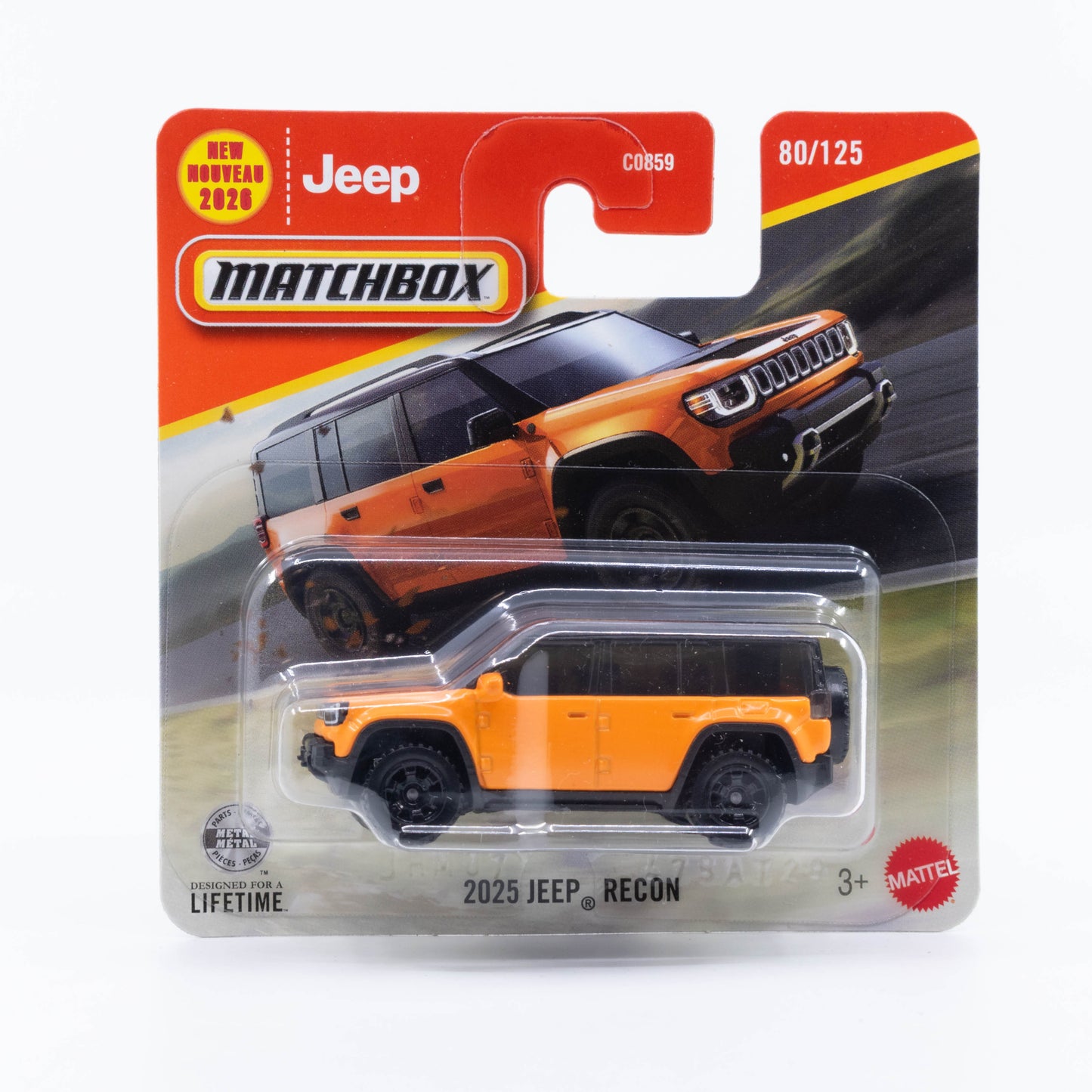 Matchbox 2025 Jeep Recon from the 2026 Basic Line.