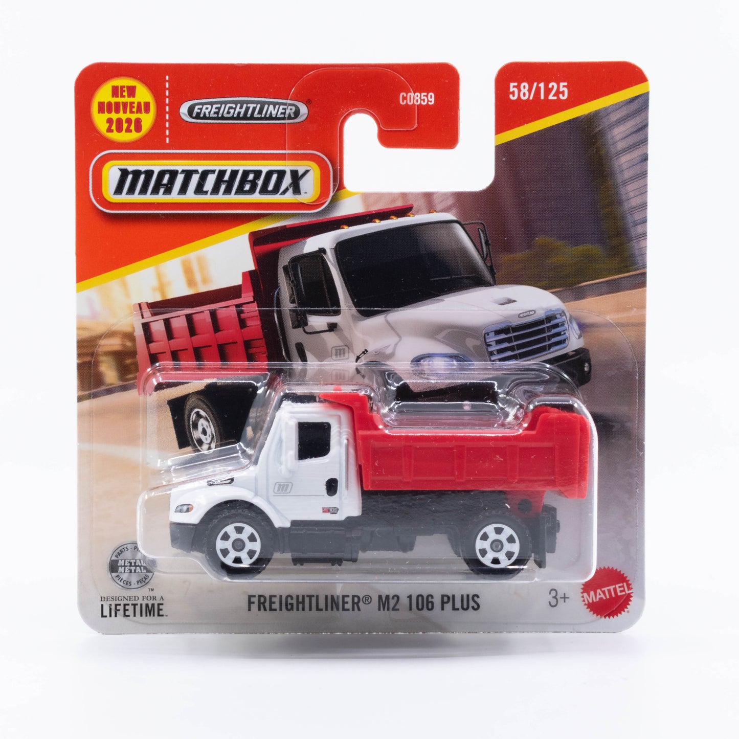 Matchbox Freightliner M2 106 Plus from the 2026 Basic Line.
