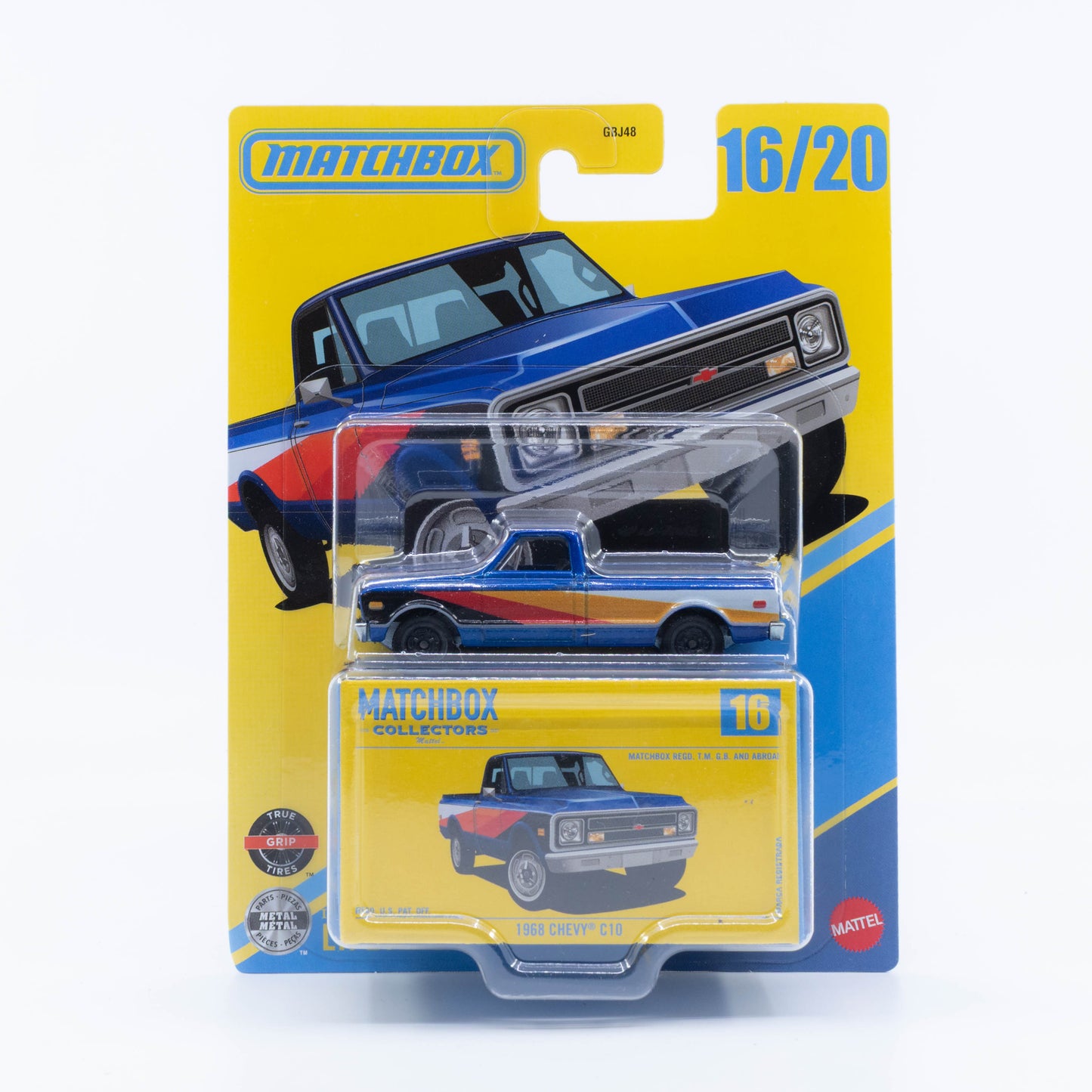 Matchbox Collectors 1968 Chevrolet C10 blue 1:64 diecast pickup