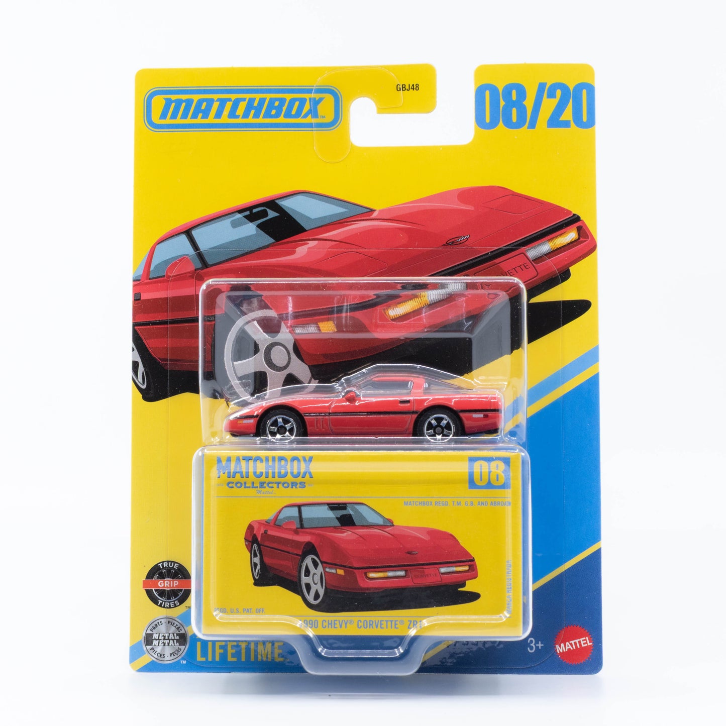 Matchbox Collectors 1990 Chevy Corvette ZR1 red new model 1:64 diecast