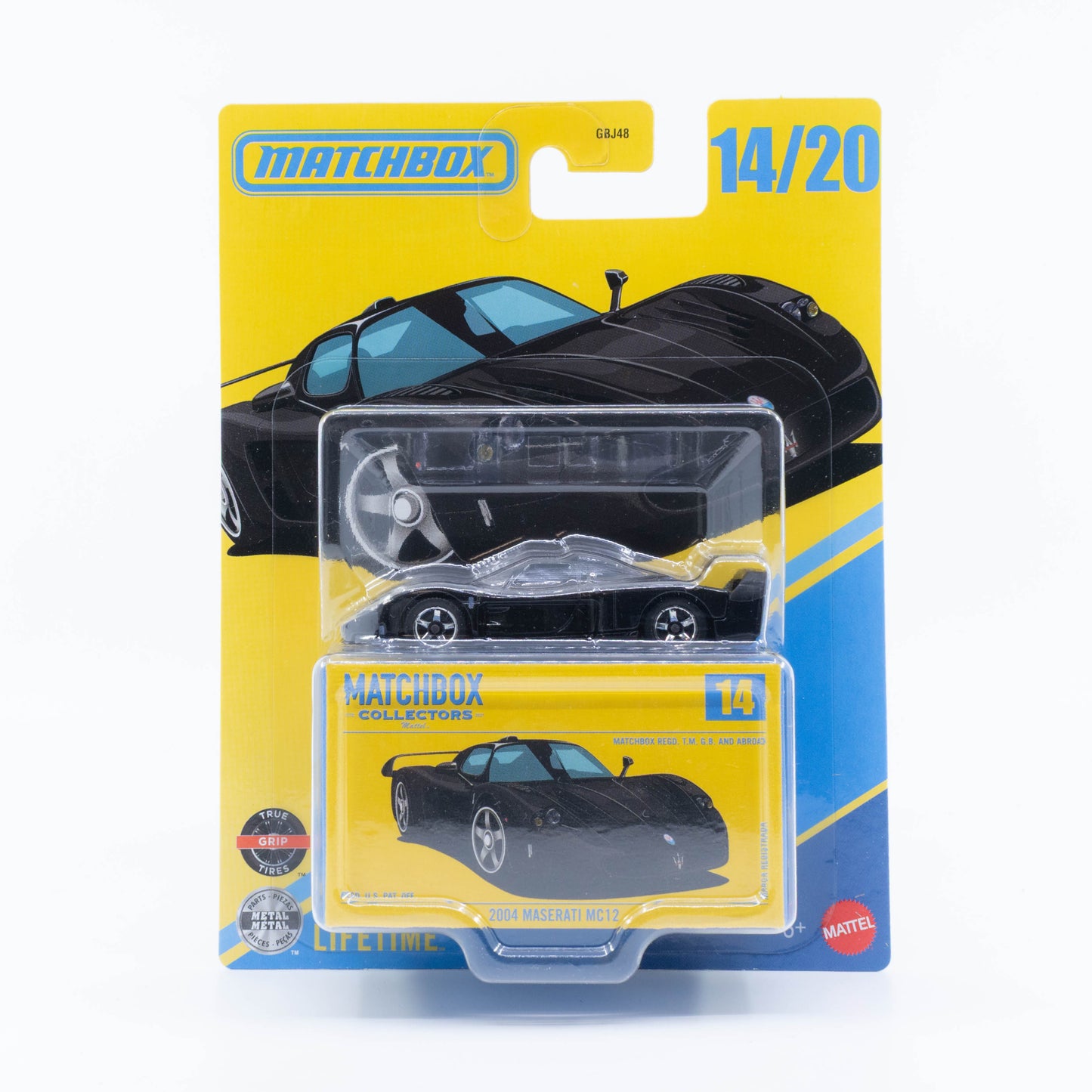 Matchbox Collectors 2004 Maserati MC12 jet black 1:64 diecast